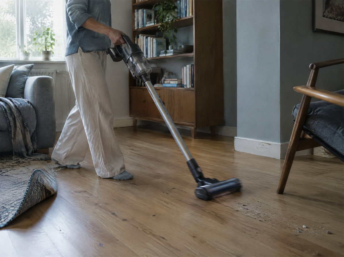 Home care products in use